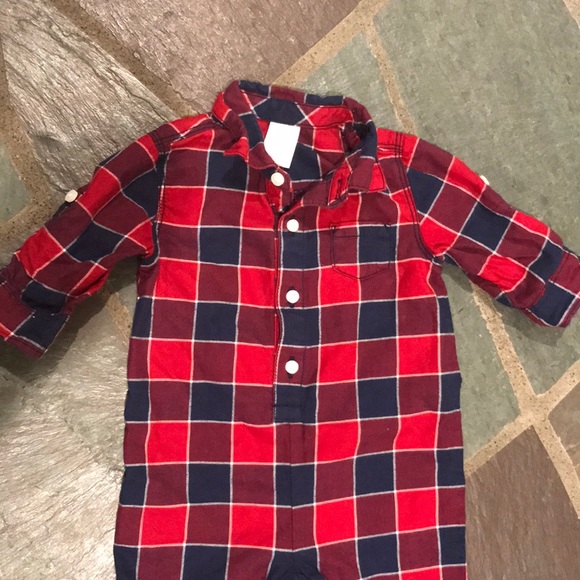 Plaid Romper - Picture 3 of 7